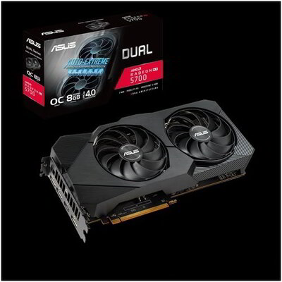 Asus AMD Radeon RX 5700 8GB GDDR6 DUAL OC EVO HDMI 3xDP - DUAL-RX5700-O8G-EVO