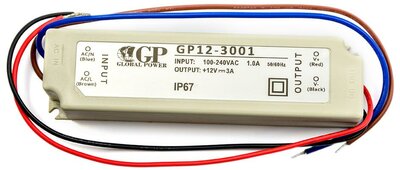 LED csíkos hálózati adapter LED GP12-3001
