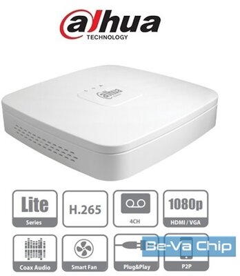 Dahua XVR5104C-X 4 csatorna/4MP(60fps)/2MP(100fps)/H265+/1x Sata HD analóg rögzítő(XVR)