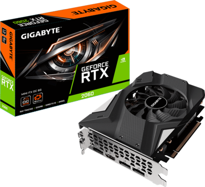 Gigabyte Geforce RTX 2060 MINI ITX OC 2.0, 6G GDDR6