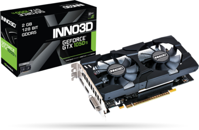 INNO3D GeForce GTX 1050 TI TWIN X2, 4GB GDDR5, HDMI, DP, DVI
