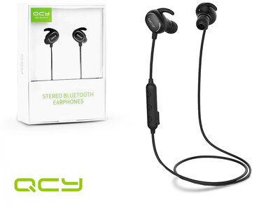Xiaomi QCY Wireless Bluetooth sztereó fülhallgató v5.0 - QCY QY19 Sport Bluetooth Wireless Earphones - black