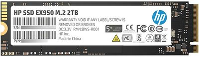 HP SSD EX950 2TB, M.2 PCIe Gen3 x4 NVMe, 3500/2900 MB/s, IOPS 410/380K