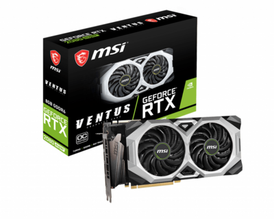MSI GeForce RTX 2080 SUPER 8GB GDDR6 VENTUS XS OC HDMI 3x DP - GEFORCE RTX 2080 SUPER VENTUS XS OC