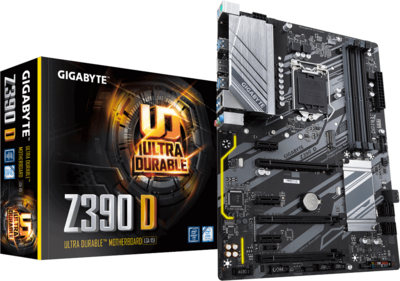 Gigabyte Z390 D, 1151, NVME PCIe Gen3 x4 22110 M.2, 6 x SATA 6Gb/s