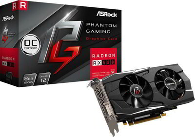 ASRock Radeon RX580 8GB OC GDDR5 Phantom Gaming D