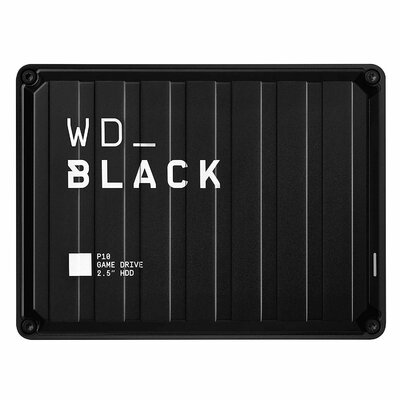 4TB WD 2.5" P10 Game Drive külső winchester fekete /WDBA3A0040BBK/