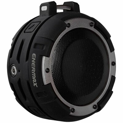 Enermax O’MARINE outdoor Bluetooth speaker, IPX8 waterproof rating. Colour: Black/Silver