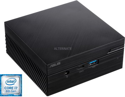 ASUS VivoMini PC PN61, Intel i7-8565U, HDMI, WIFI, BT 5.0, 3xUSB 3.1,2x USB Type-C, 1xUSB 2.0, + DP port, 1xThunderbolt3