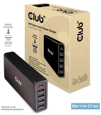 CLUB3D USB-C power adapter