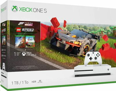 MS Konzol Xbox One S 1TB + Forza Horizon4 + Lego DLC