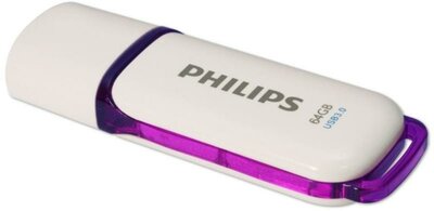 Philips 64GB Pendrive USB 3.0 Snow Edition fehér-lila