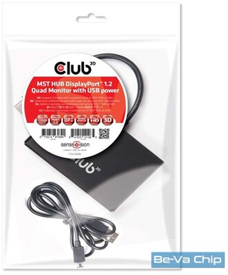 CLUB3D Displayport1.2 -4x Displayport HUB