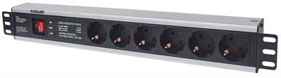 Intellinet Power strip rack 19" 1.5U 250V/16A 6x Schuko 3m On/Off switch