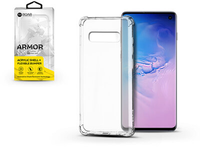 Samsung G973U Galaxy S10 szilikon hátlap - Roar Armor Gel - transparent
