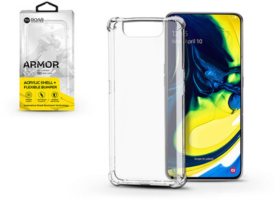 Samsung A805F Galaxy A80 szilikon hátlap - Roar Armor Gel - transparent
