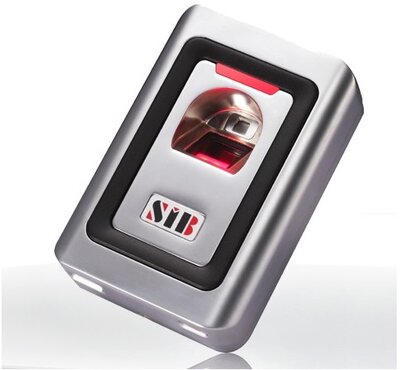 SIB F1-EM beléptető rendszer, RFID, beltéri, EM125KHz, WG26, 2000 kártya / 1000 ujjlenyomat, vandálbiztos, 12VDC
