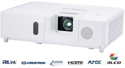HITACHI CP-EU5001WN WUXGA projektor (5000 AL, 16000:1, 6000h(Eco), 2xD-sub, 2xHDMI, USB-A, LAN)