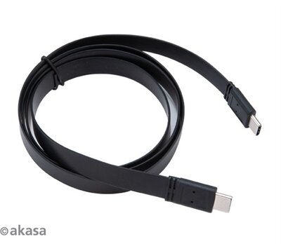 Akasa USB 3.1 Type-C to USB 3.1 Type-C Fast Charging cable - AK-CBUB46-10BK