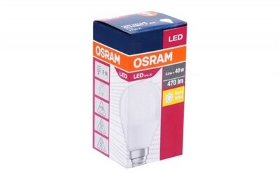 OSRAM Value E14 5W 470 Lumen meleg fehér LED kisgömb izzó