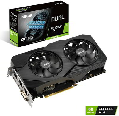 Asus GeForce GTX 1660 SUPER 6GB GDDR6 DUAL OC - DUAL-GTX1660S-O6G-EVO