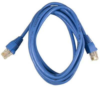 LEGRAND patch kábel RJ45-RJ45 Cat6 árnyékolatlan (U/UTP) LSZH (LSOH) 2 méter kék d: 5,2mm AWG24 LCS3