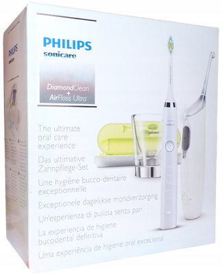 Philips Sonicare DiamondClean AirFloss Ultra HX8491/01 Toothbrush + Irrigator