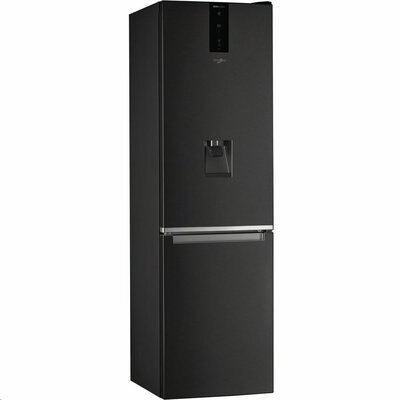 Whirlpool W7 921O K AQUA alulfagyasztós hűtőszekrény fekete