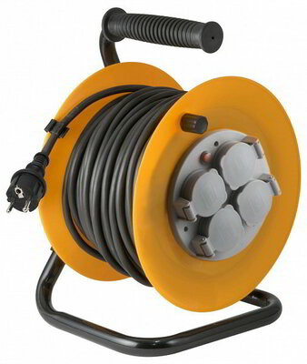 Home HJR 10-25/1,0 kábeldob 25m-es gumírozott kábellel