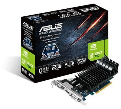 Asus GeForce 730GT 2Gb DDR5 PCIE videokártya /GT730-SL-2GD5-BRK/