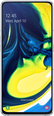 Samsung Galaxy A80 okostelefon LTE 128GB Dual SIM, Ghost White