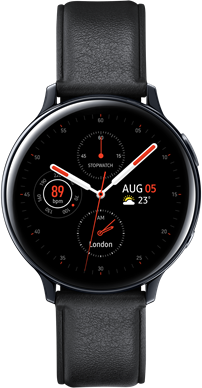 Samsung Galaxy Watch Active 2 (44mm, Rozsdamentes acél) - SM-R820NSKAXEH, Black