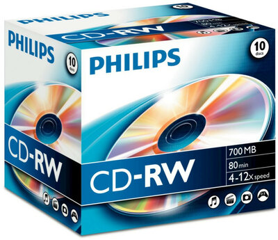 Philips CD-RW80 12x újraírható