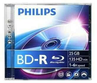 Philips BD-R25 25Gb 6x Blu-Ray
