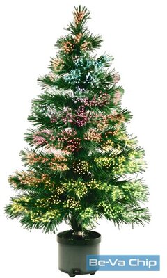 Home KIX 2/120 színes optikai szálas 120 cm magas világító fenyőfa