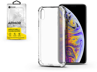 Apple iPhone XS Max szilikon hátlap - Roar Armor Gel - transparent