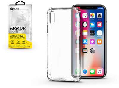 Apple iPhone X/XS szilikon hátlap - Roar Armor Gel - transparent