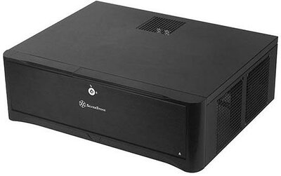 Silverstone Ház SST-GD06B Grandia HTPC Micro ATX, fekete