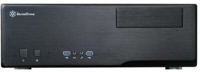 Silverstone Ház SST-GD05B USB 3.0 Grandia HTPC Micro ATX, fekete