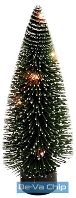 Home KMF 30 LED színes LED-es 30 cm magas világító fenyőfa