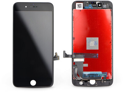 LCD kijelző érintőpanellel - Apple iPhone 7 Plus 5.5&quot, - AAA kiváló minőségű, utángyártott - fekete