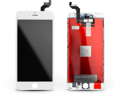 LCD kijelző érintőpanellel - Apple iPhone 6S Plus 5.5&quot, - AAA kiváló minőségű, utángyártott - fehér