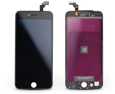 LCD kijelző érintőpanellel - Apple iPhone 6 Plus 5.5&quot, - AAA kiváló minőségű, utángyártott - fekete