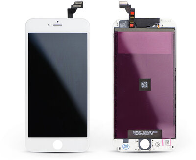 LCD kijelző érintőpanellel - Apple iPhone 6 Plus 5.5&quot, - AAA kiváló minőségű, utángyártott - fehér