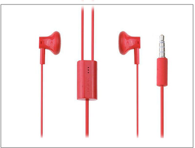 Nokia NOK-0748 In-Ear sztereó fülhallgató - piros