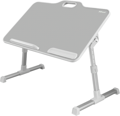 Trust Notebook Asztal - Tula (állítható magasságú lábak, 17" méretig, szürke)