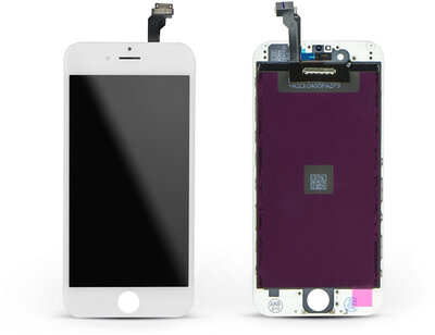 LCD kijelző érintőpanellel - Apple iPhone 6 4.7&quot, - AAA kiváló minőségű, utángyártott - fehér