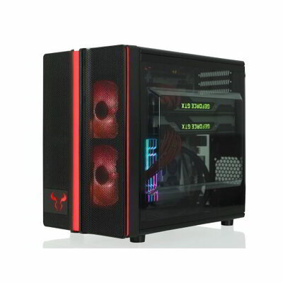 Riotoro CR1088 Prism RGB Mini Tower Gamer Gépház