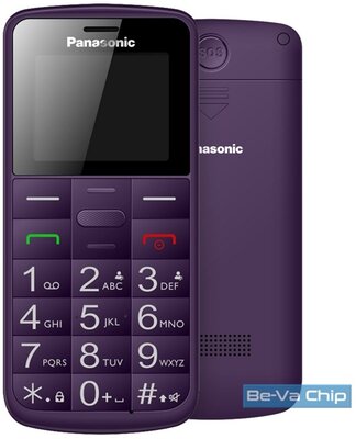 Panasonic KX-TU110EXV 1,77" Dual SIM lila mobiltelefon