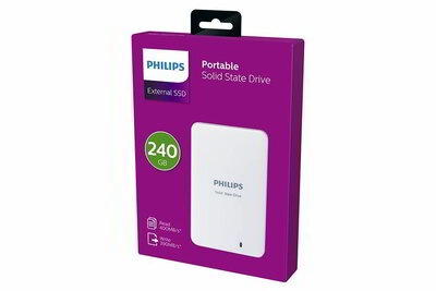 Philips 240GB USB3.0 külső SSD fehér (FM24SS020P/00)